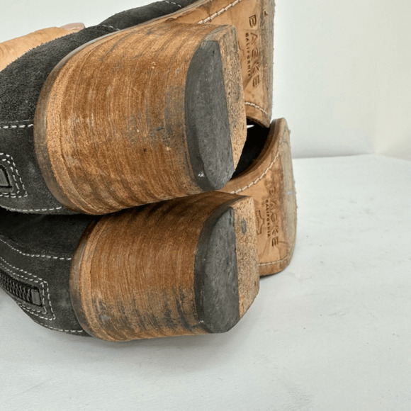 BASKE California Womens 8 Gray Gunner Suede Ankle Boots Boho Western - Picture 12 of 15